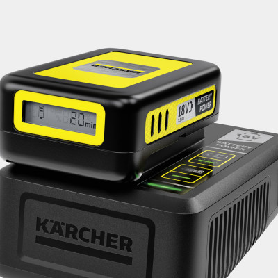 Швидкозарядний пристрій для акумулятора Karcher 18 В 2,5 А Швидкозарядний пристрій для акумулятора Karcher 18 В 2,5 А
