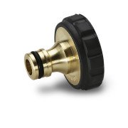 Штуцер Karcher з внутрішнім різьбленням G1. Латунь. Для систем поливу