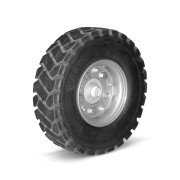 Wheel set solid rubber KM 105/180 R
